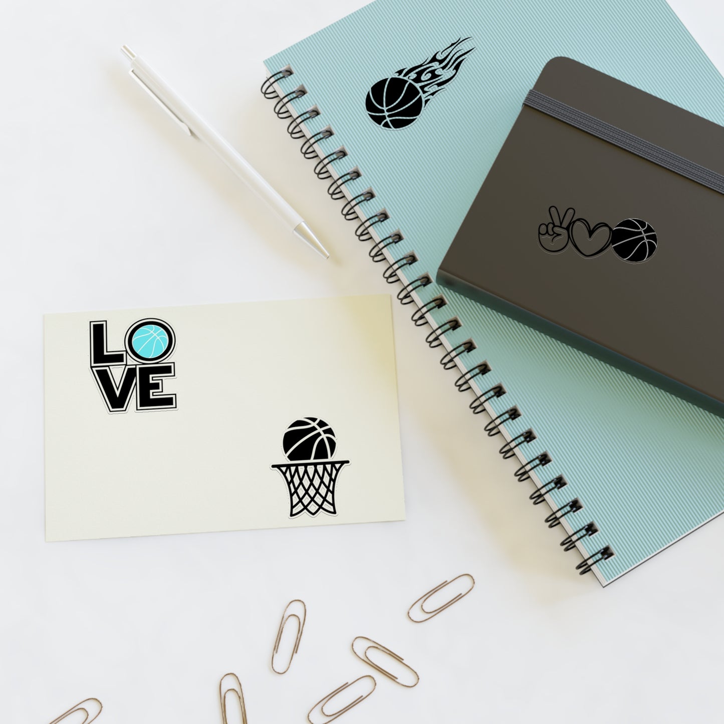 Basketball Sticker Sheets - Perfect for Fans and Athletes