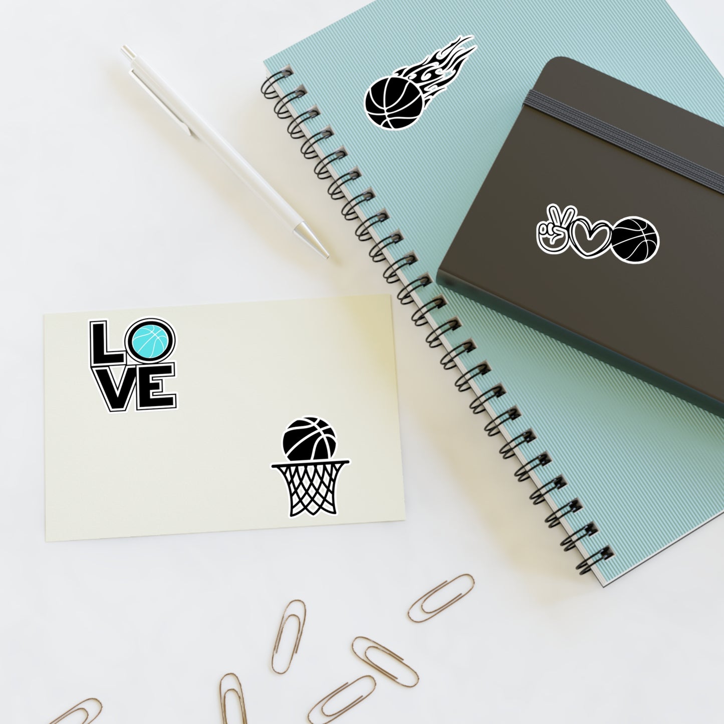 Basketball Sticker Sheets - Perfect for Fans and Athletes