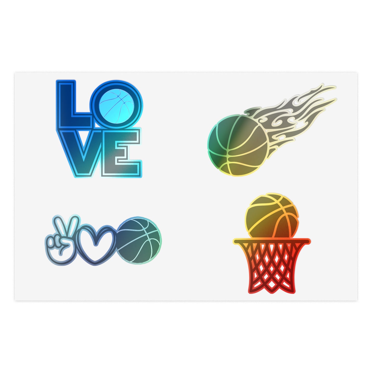 Basketball Sticker Sheets - Perfect for Fans and Athletes