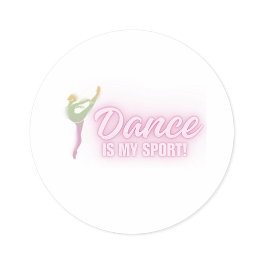 Dance Round Stickers, Indoor\Outdoor